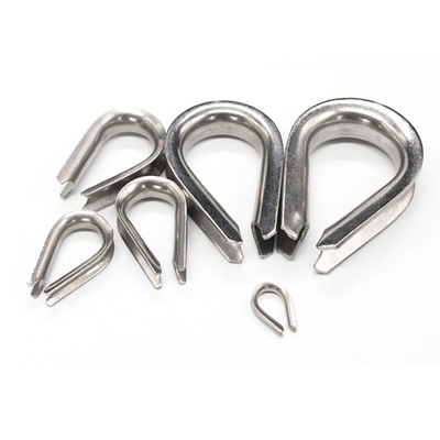Cordicelle di Ring Wire Rope Clamps For del cuore del pollo del ditale del cavo metallico di acciaio inossidabile