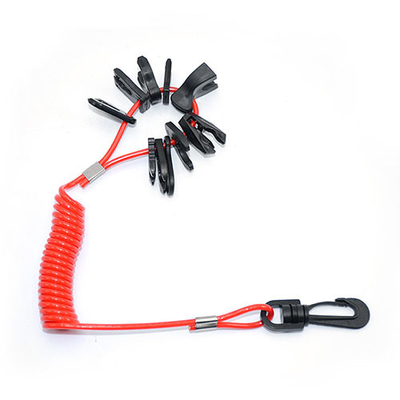 Red Boat Motor Outboard Motor Kill Stop Switch Safety Tether Lanyard