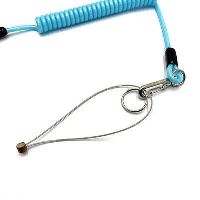 Strumento di bobina del cordone di nylon strumento di cordone a mano libera blu cielo rivestito di plastica
